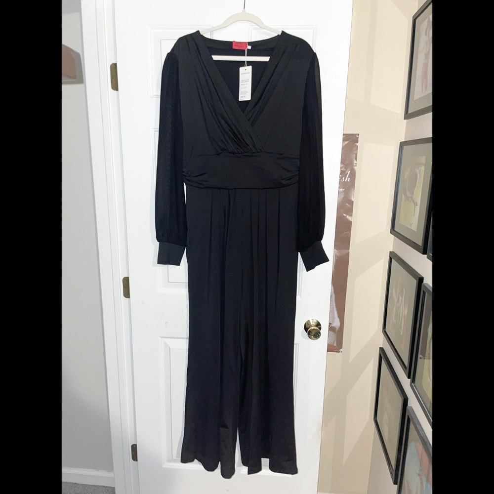 Black Long Sleeve Jumpsuit